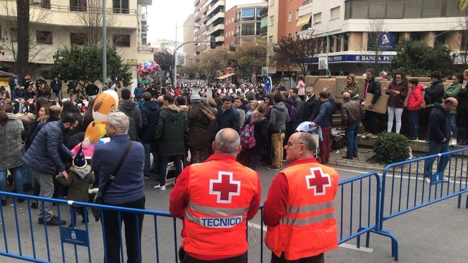 Trabajo realizado por el personal de Cruz Roja durante el fin de semana en Badajoz