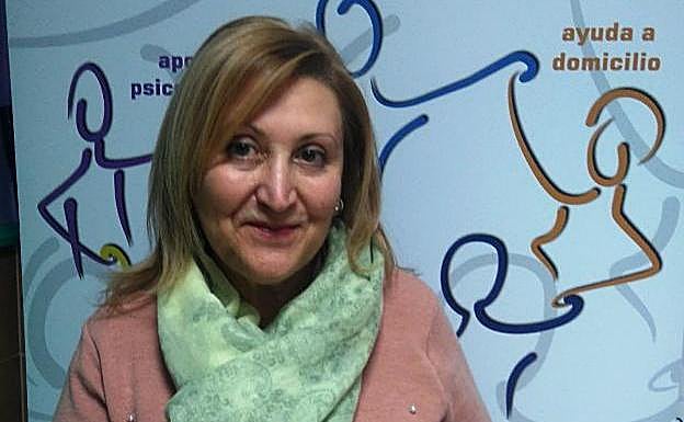 Isabel Rolán esta semana en Navalomoral de la Mata. :: M. A. M.