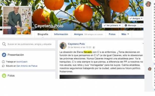 Nevado responde a Polo que tiene «otro proyecto» con 200 empleos