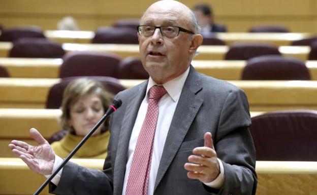 El ministro de Hacienda y Función Pública, Cristóbal Montoro.