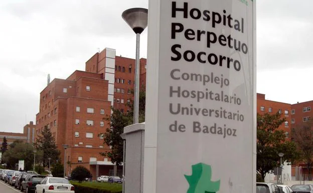 El temporal obliga a trasladar algunos servicios en el hospital Perpetuo Socorro de Badajoz