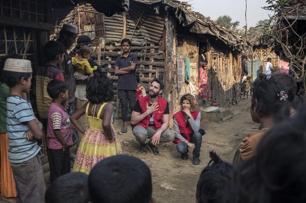 El campamento rohingya da miedo a los niños