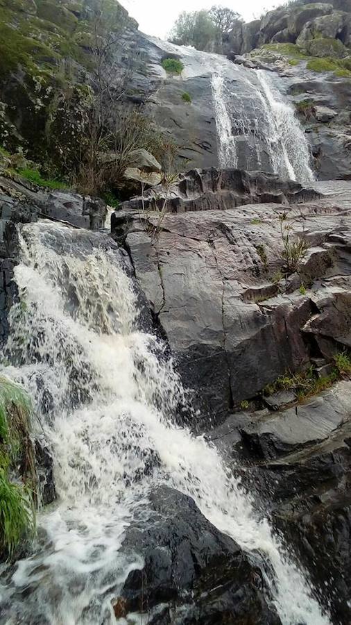Salto de agua de Las Chorreras, en Salvatierra de los Barros.