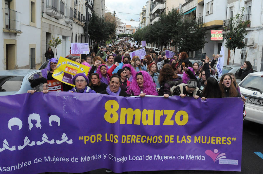 Manifestación del 8 de marzo en Mérida:: BRÍGIDO