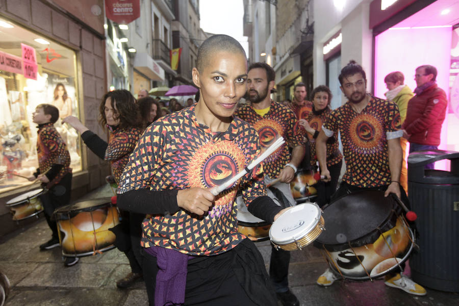 Manifestación por el 8M en Cáceres:: LORENZO CORDERO