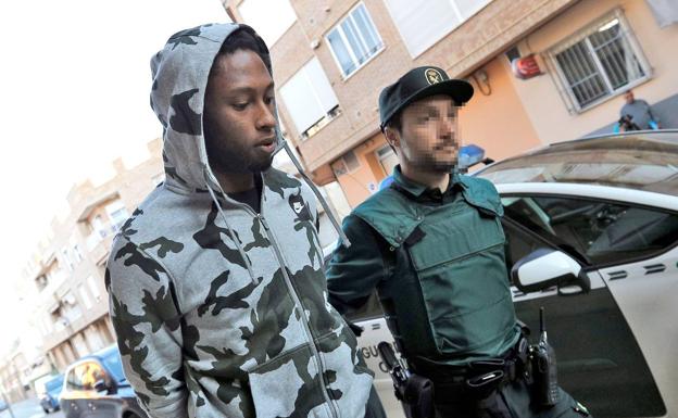 Rubén Semedo, el día de su detención. 