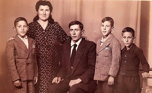 Una foto de la familia Pérez Hurtado. 