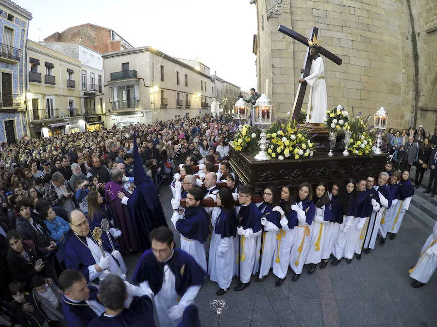 Cofradía de los Ramos, Cristo de la Buena Muerte, Virgen de la Esperanza y San Juan Bautista. 