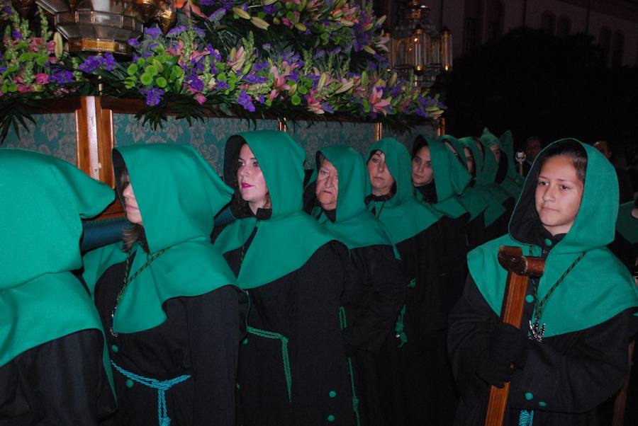 La Oración en Huerto y María María Magdalena realizaron su particular encuentro con un nuevo recorrido