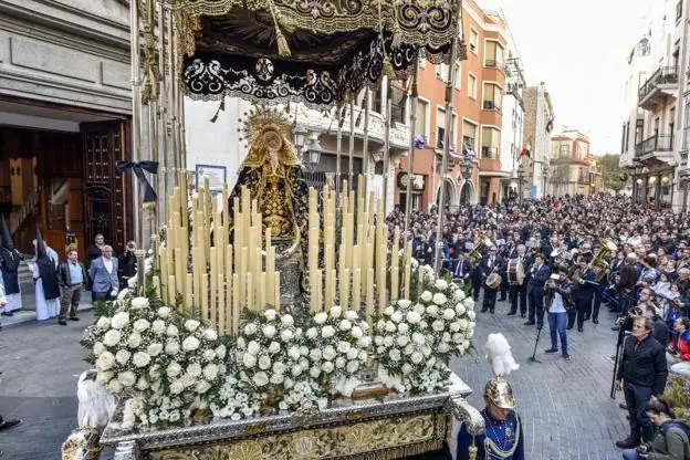 Jueves Santo con paso de agua para las cofradías de Badajoz