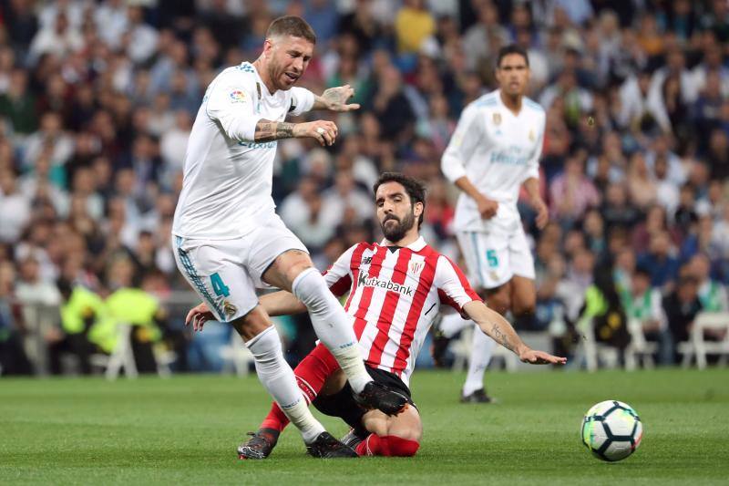 El Real Madrid y el Athletic se enfrentaron en el Bernabéu en la 33ª jornada de Liga.
