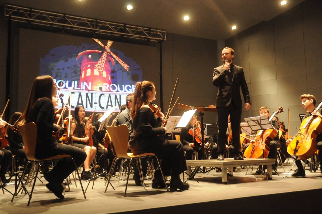 El programa vincula la sala de conciertos y la orquesta sinfónica con el aula de música de primaria, con el fin de explorar el repertorio orquestal, los fundamentos técnicos de la música así como el trabajo creativo y la composición, abordando el plan de estudios musical de manera práctica. Los estudiantes que participan en el programa Link Up (de 8 a 11 años de edad) asisten al final a un concierto participativo donde cantan, bailan y tocan la flauta dulce e instrumentos sinfónicos con la orquesta desde sus propios asientos.