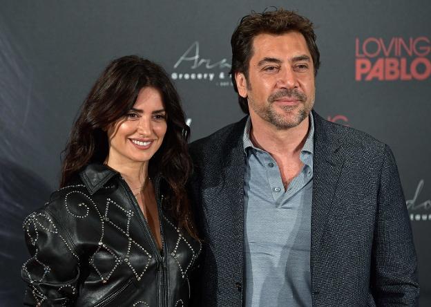 Penélope Cruz y Bardem. :: afp