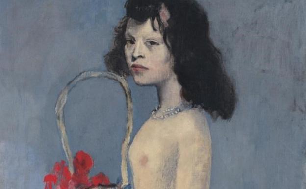 'Fillette à la corbeille fleurie', de Picasso. 