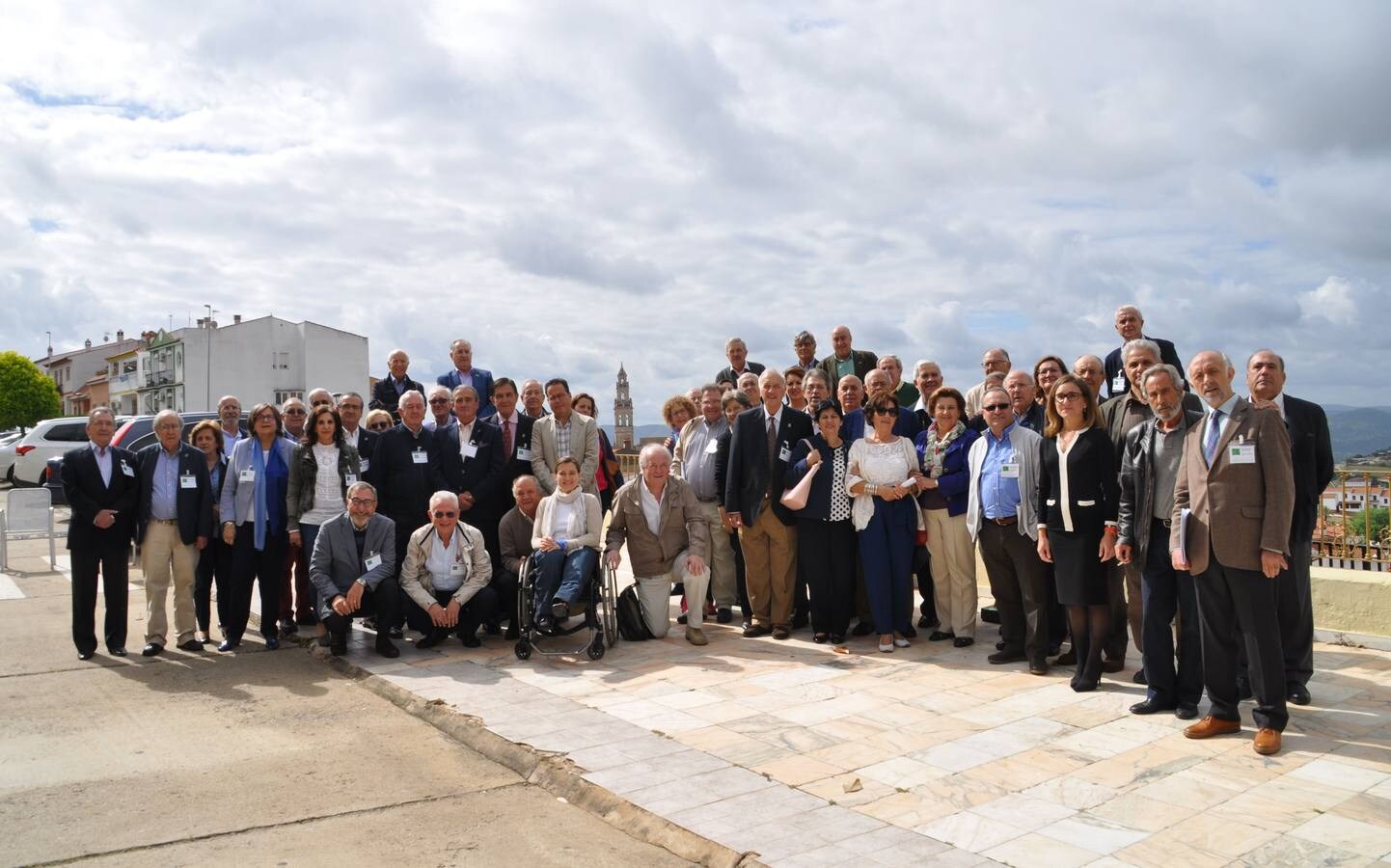 Reunión de miembros del Club Sénior en la provincia de Badajoz.