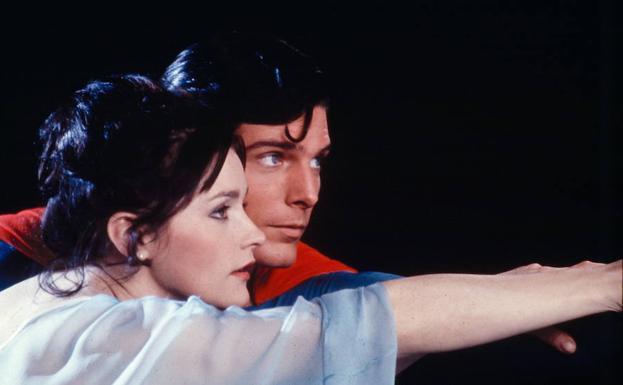Margot Kidder y Christopher Reeve en Supermán 2.