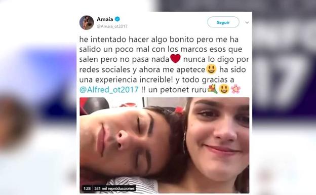 El emotivo vídeo de Amaia que ha enloquecido las redes sociales