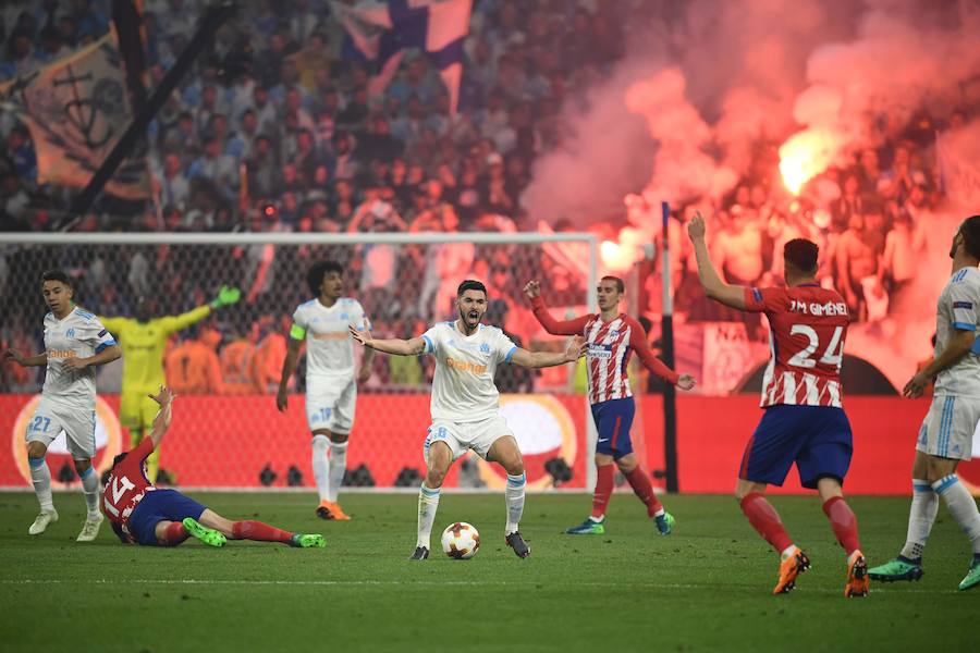 Dos tantos de Antoine Griezmann y otro de Gabi le sirvieron al Atlético de Madrid para derrotar en Lyon al Olympique de Marsella y conquistar su tercera Europa League. 