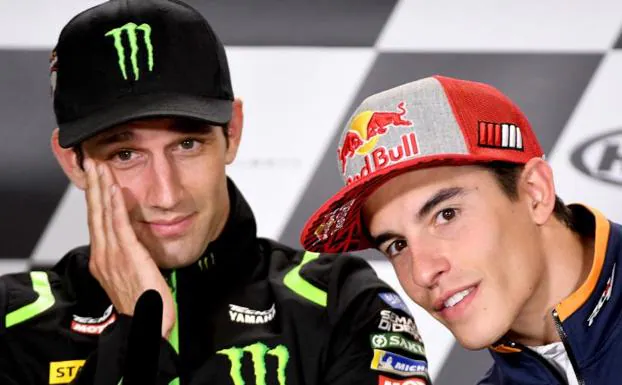 Johann Zarco y Marc Márquez. 