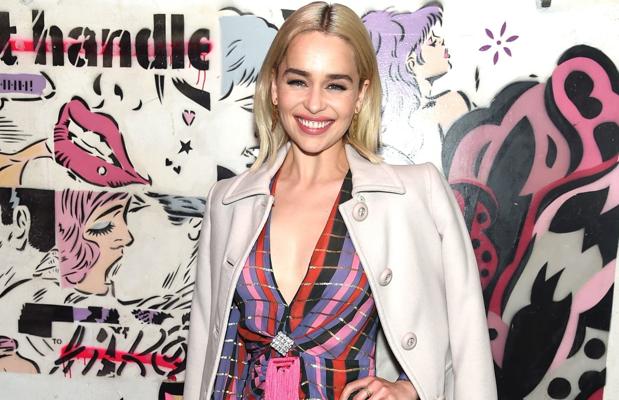 Emilia Clarke se prepara para el estreno de 'Solo'. :: afp