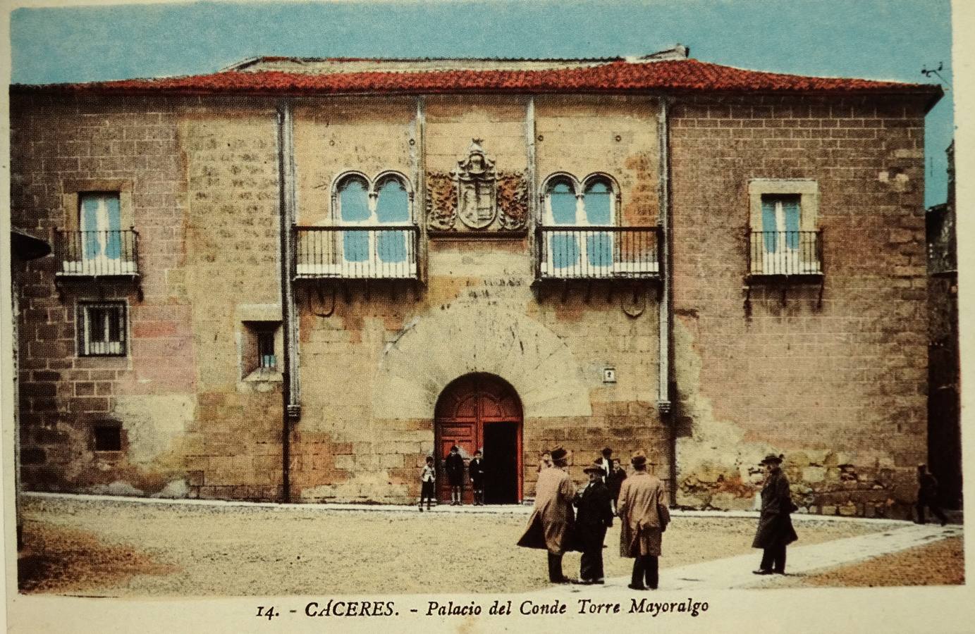 23-Postal número 14 de Roisin. Palacio de Mayoralgo que fue destruido por una bomba en 1937, en plena Guerra Civil.