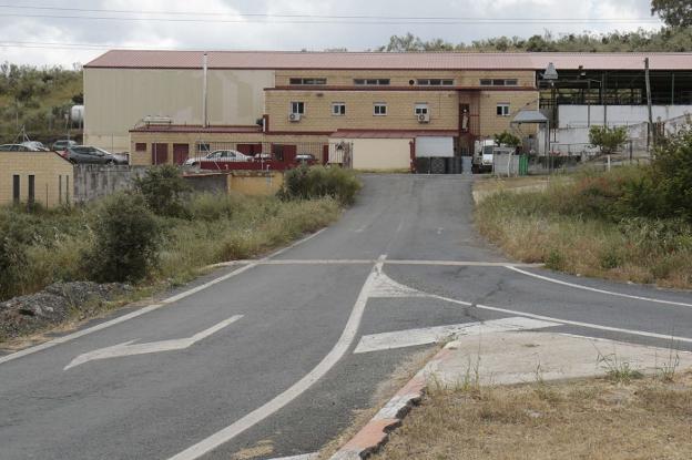 Acceso a las instalaciones del matadero de Plasencia, cerradas desde septiembre de 2016. :: andy solé