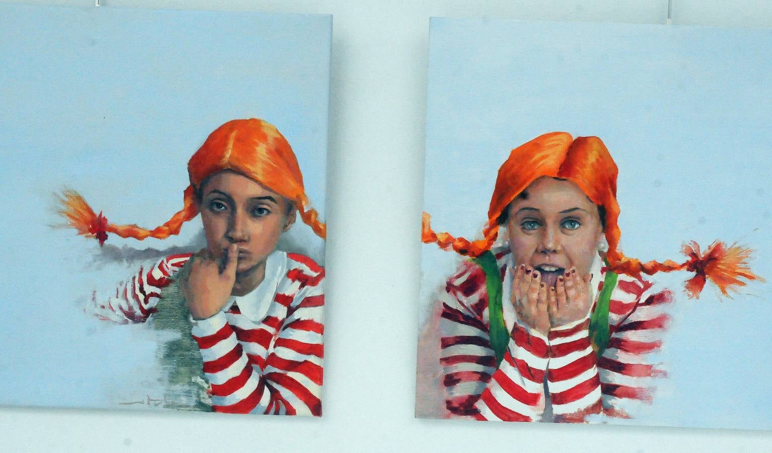 La exposición 'Tiempo de pinceles' muestra por primera vez algunas de las obras del artista Jesús Talón. La colección cuenta con 23 cuadros y se podrá visitar hasta el 26 de junio, en la Asamblea de Extremadura