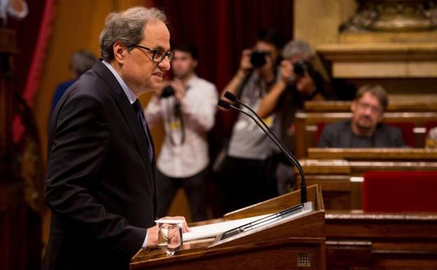 El presidente de la Generalitat, Quim Torra.