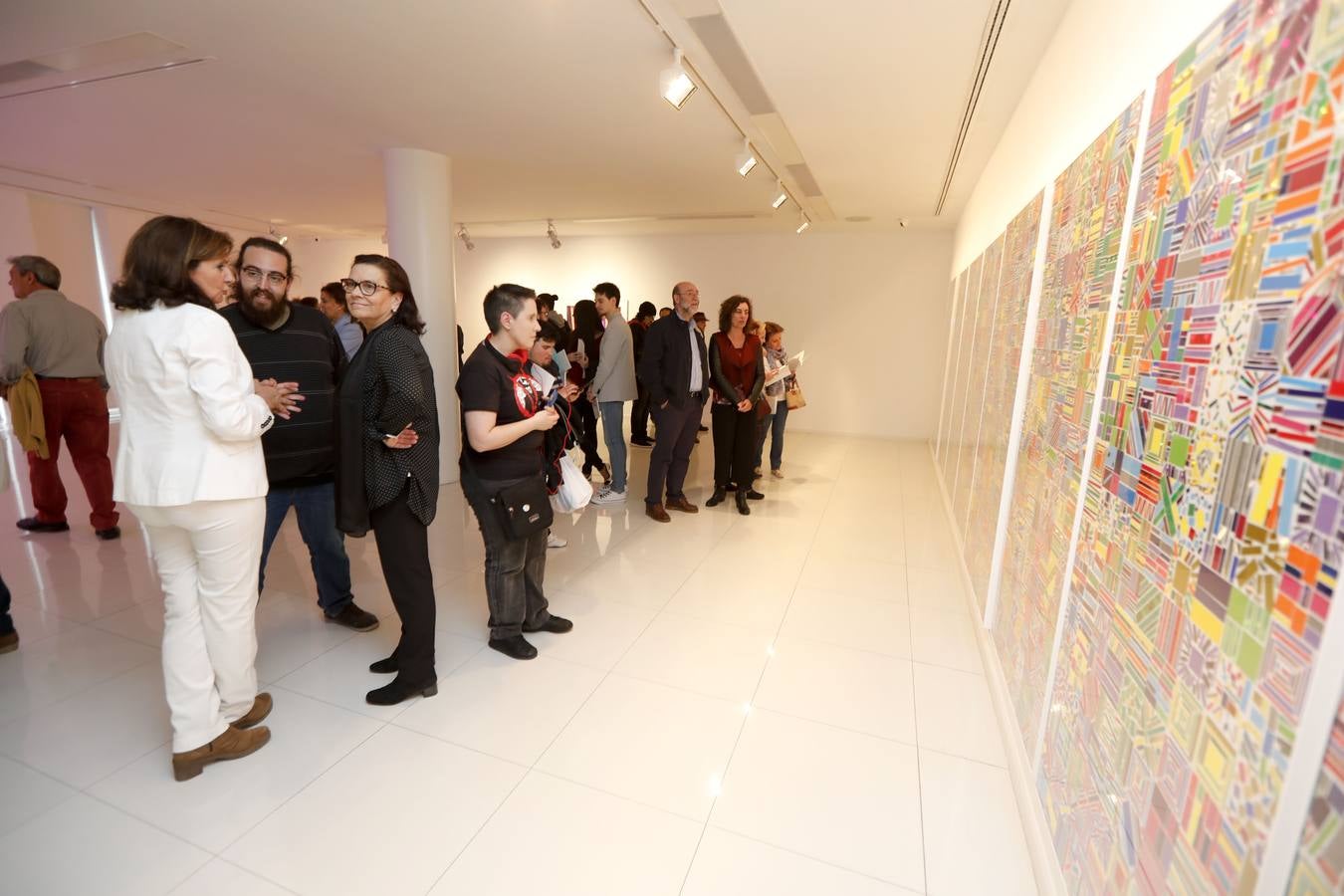 La sala de arte El Brocense, de la Diputación, en la calle San Antón, ofrece la exposición 'Abstracción y algo más', de la artista Arancha Goyeneche (Santander, 1967), licencia en Bellas Artes por la Universidad del País Vasco. Se podrá ver durante los meses de junio y julio