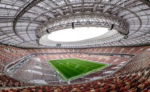 El estadio Luzhniki acoge la apertura del Mundial.