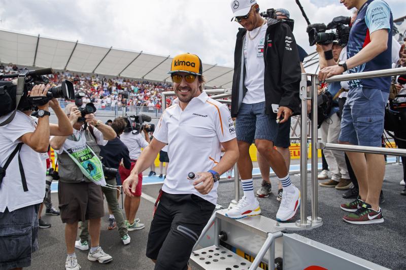 Alonso, en el GP de Francia.
