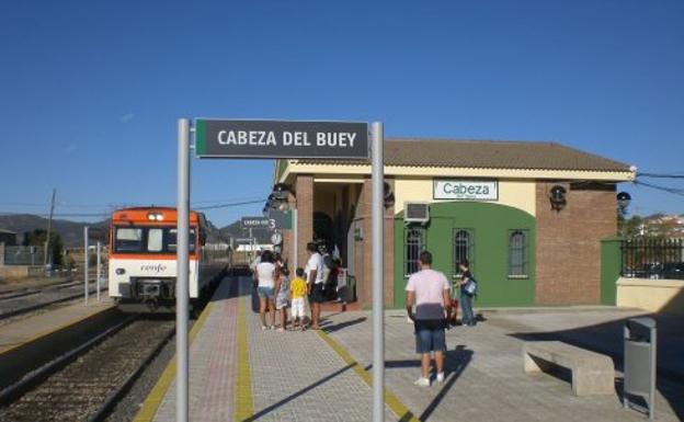 Estación de Cabeza del Buey, en una imagen de 2010. 