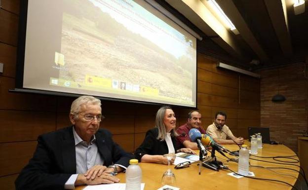 Presentacion de la excavacion portuguesa en Ammaia. 