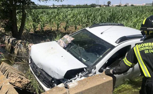 Estado en el que ha quedado el coche.