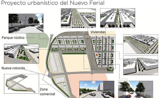 Los promotores del parque del Ferial de Cáceres quieren adelantar el proyecto