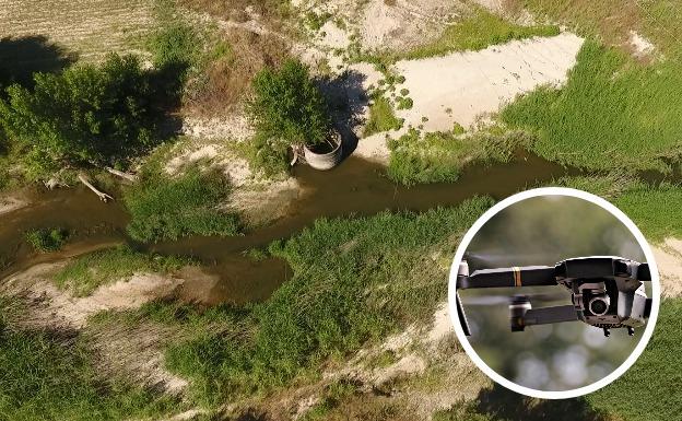 Drones para vigilar infracciones durante la campaña de riego en la cuenca del Tajo