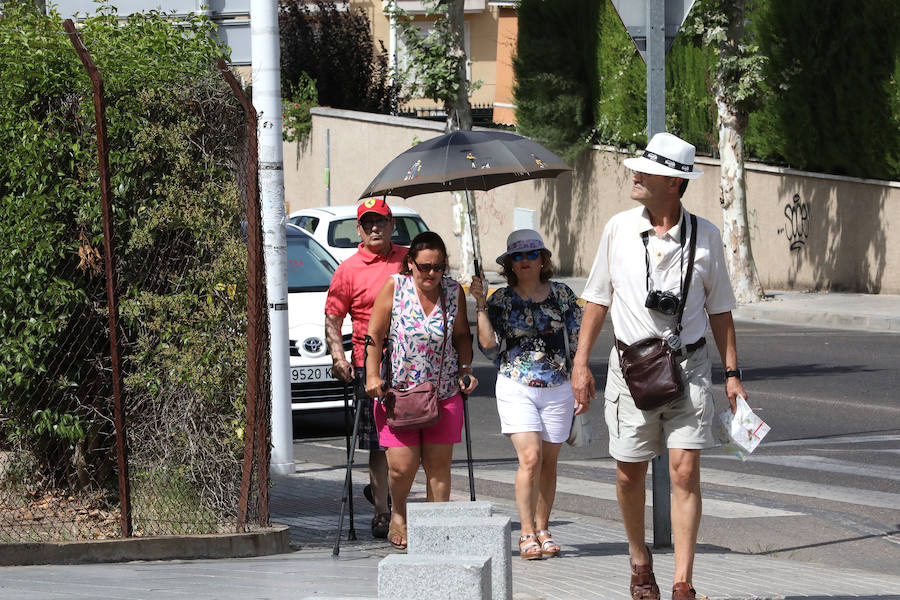 Las temperaturas superaron los 40 grados en casi todo el territorio extremeño