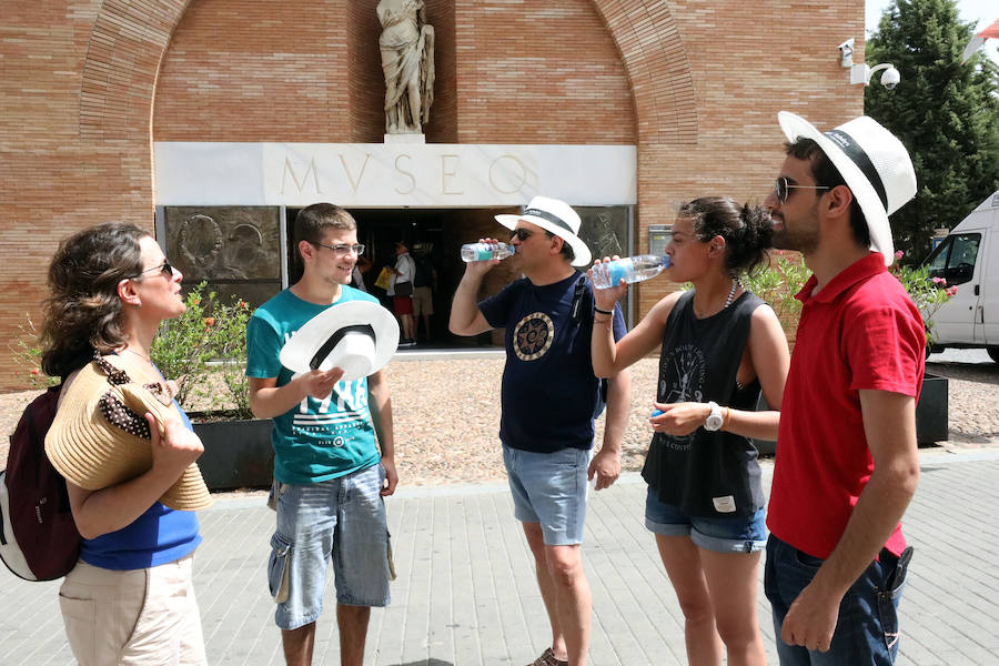 Las temperaturas superaron los 40 grados en casi todo el territorio extremeño