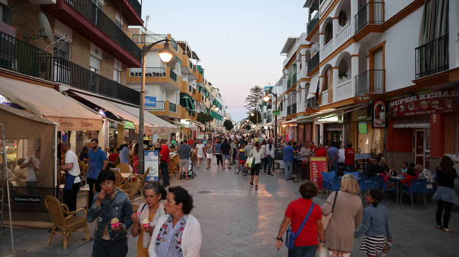 Calle Ancha por la tarde.