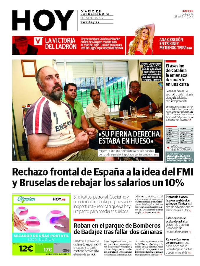 España rechaza bajar los salarios. A pesar de las recomendaciones de Europa y en uno de los años más duros de la crisis, 2013, el gobierno español declaraba que los salarios no iban a disminuir el 10% que le pedían. 