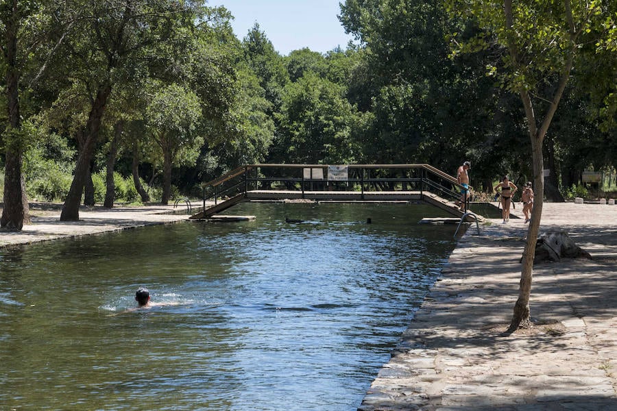 Piscinas naturales de La Codosera, situadas a una hora en coche desde Badajoz.