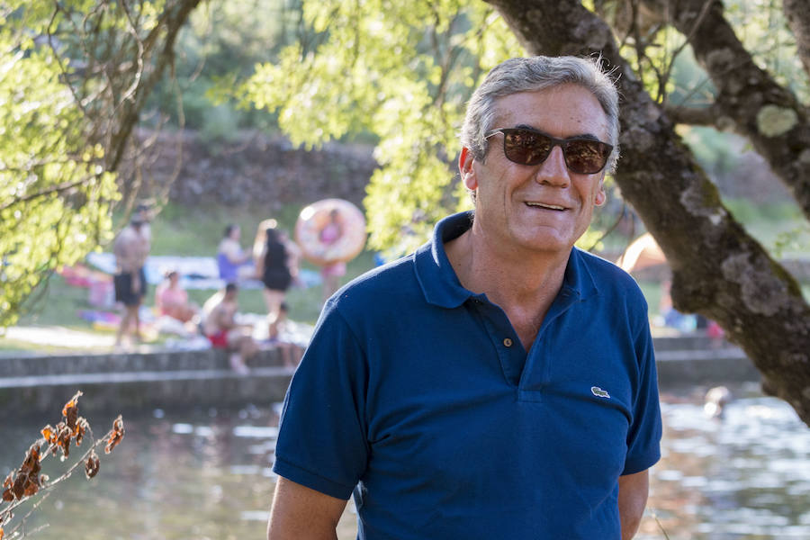 Florencio Rincón, en Hoyos, su pueblo.