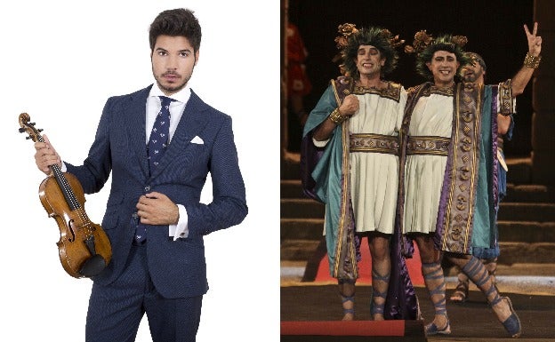 En Montánchez se podrá disfrutar de la música del violinista Paco Montalvo y la obra 'Los Gemelos'. 