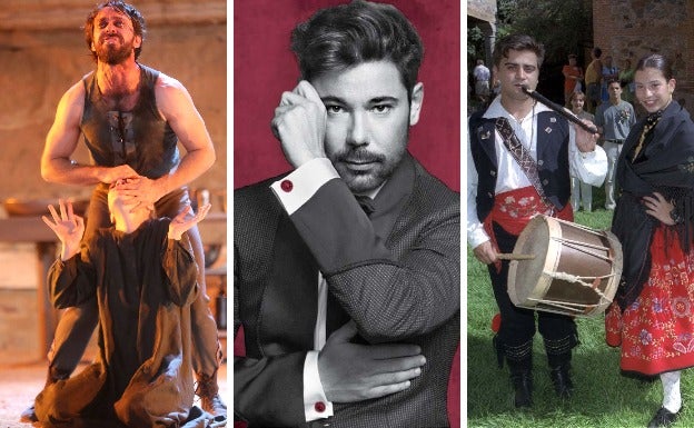 Folk en Plasencia y Poveda lorquiano con tencas en el plato