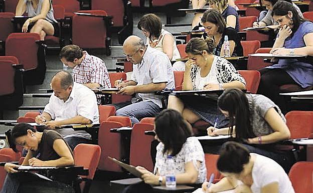 Examen de oposiciones en Extremadura:: HOY