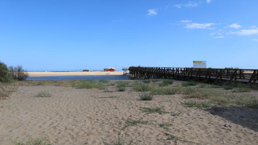 Una de las playas de Isla Cristina