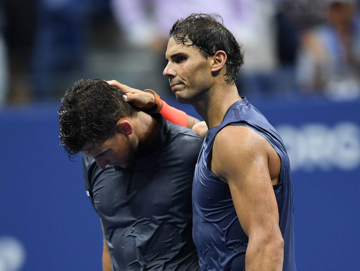 Las mejores imágenes del partido de cuartos de final del Abierto de Estados Unidos entre Rafa Nadal y Dominic Thiem. 