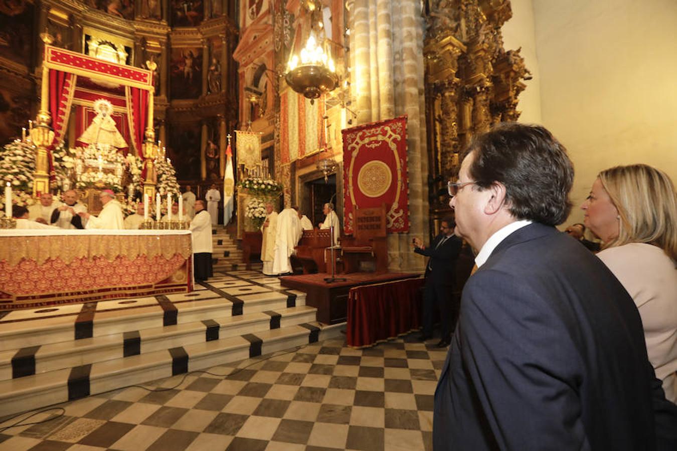 Miles de peregrinos han llegado hoy hasta el Real Monasterio, para participar en la fiesta popular y religiosa con motivo de la patrona