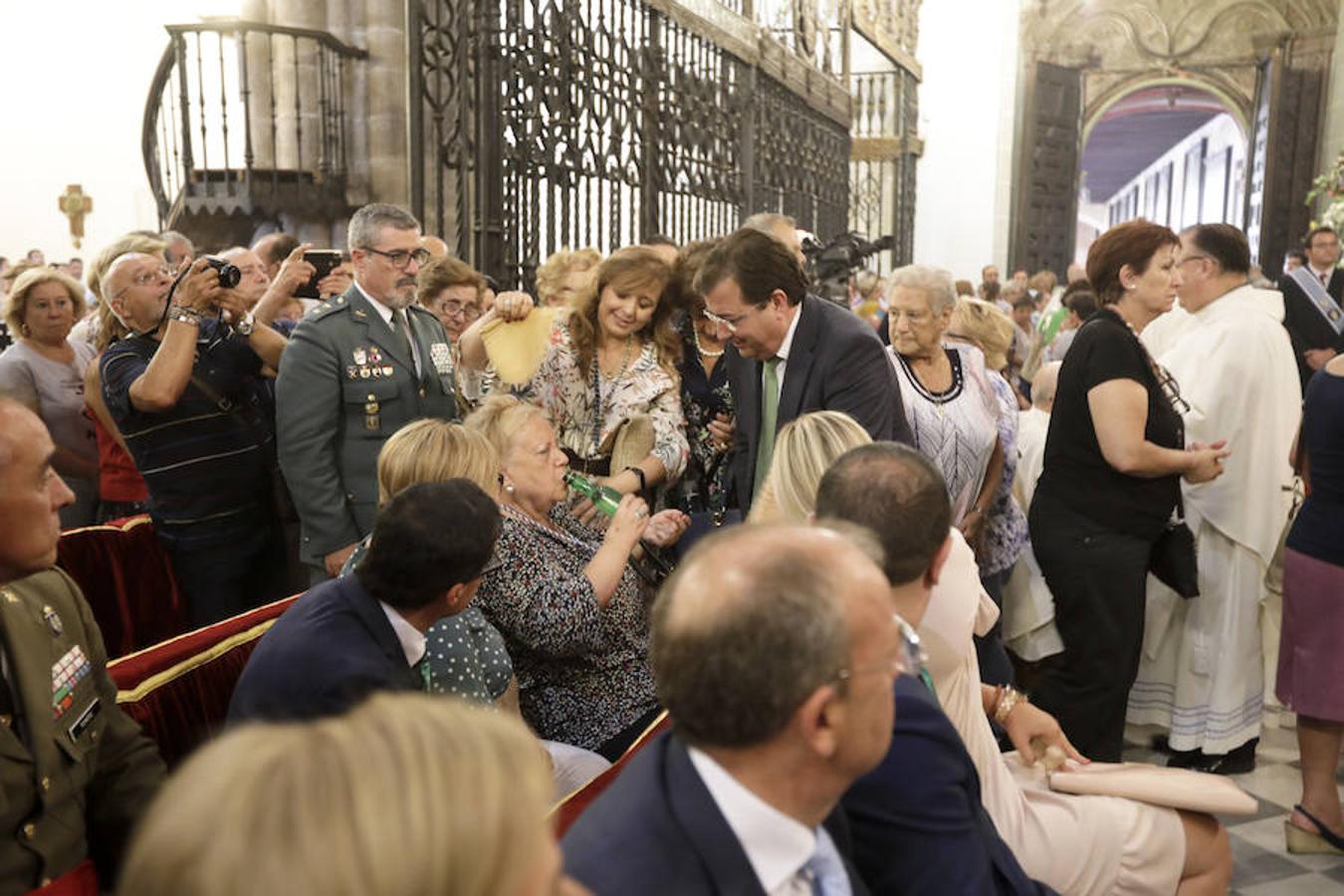 Miles de peregrinos han llegado hoy hasta el Real Monasterio, para participar en la fiesta popular y religiosa con motivo de la patrona