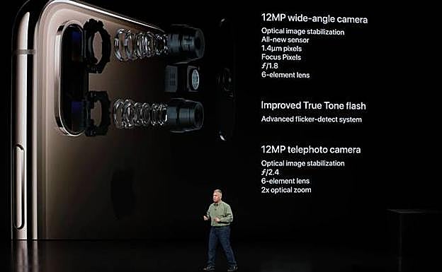 Imagen principal - Especificaciones de la cámara.